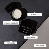 REIN & ARTIG Anti-Aging Gesichtscreme Hyaluronsäure Ingwer Aloe Vera Vitamin C Hautpflege Männer Skincare Gesichtspflege Mann Bio Vegan natürlich reinartig Tiegel Violettglas